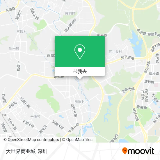 大世界商业城地图