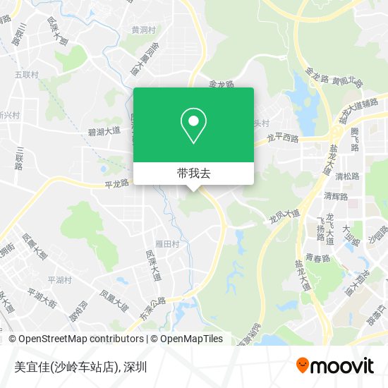 美宜佳(沙岭车站店)地图