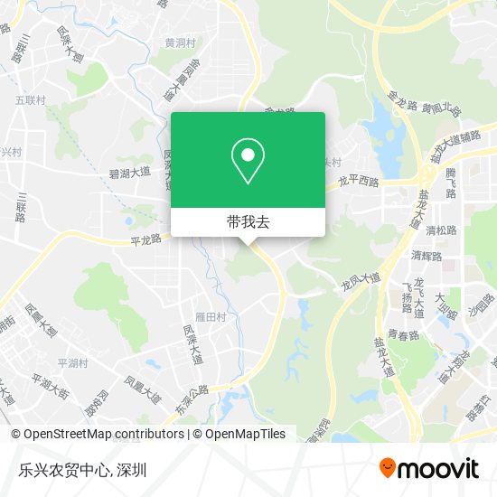 乐兴农贸中心地图
