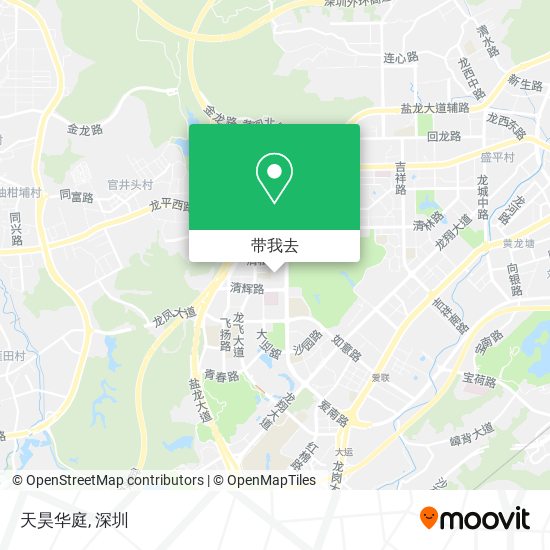 天昊华庭地图