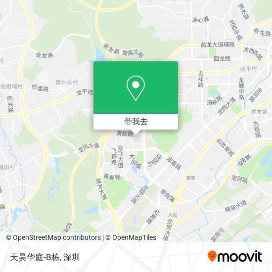 天昊华庭-B栋地图