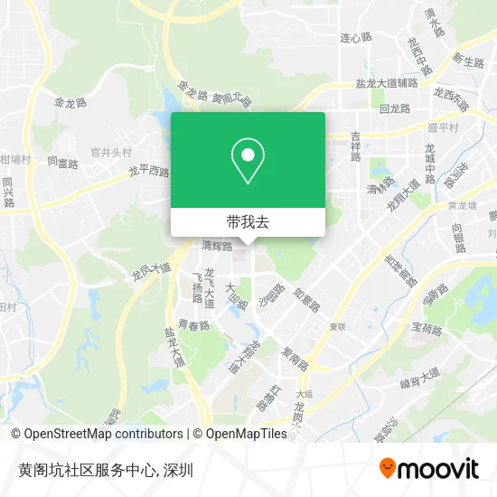 黄阁坑社区服务中心地图