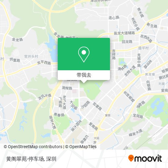 黄阁翠苑-停车场地图
