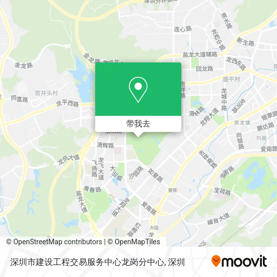 深圳市建设工程交易服务中心龙岗分中心地图