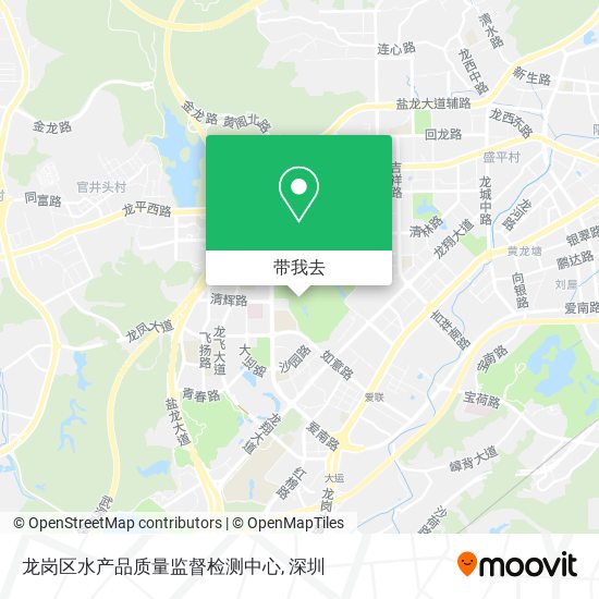 龙岗区水产品质量监督检测中心地图