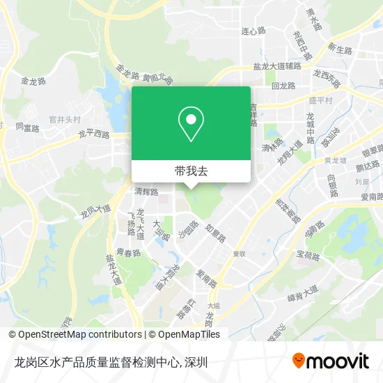 龙岗区水产品质量监督检测中心地图