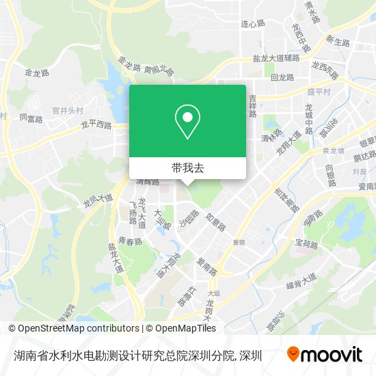 湖南省水利水电勘测设计研究总院深圳分院地图