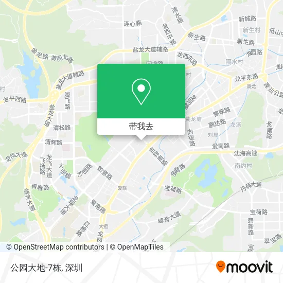 公园大地-7栋地图