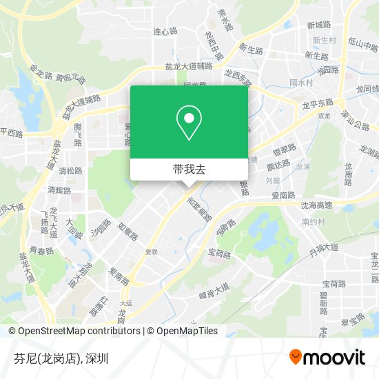 芬尼(龙岗店)地图