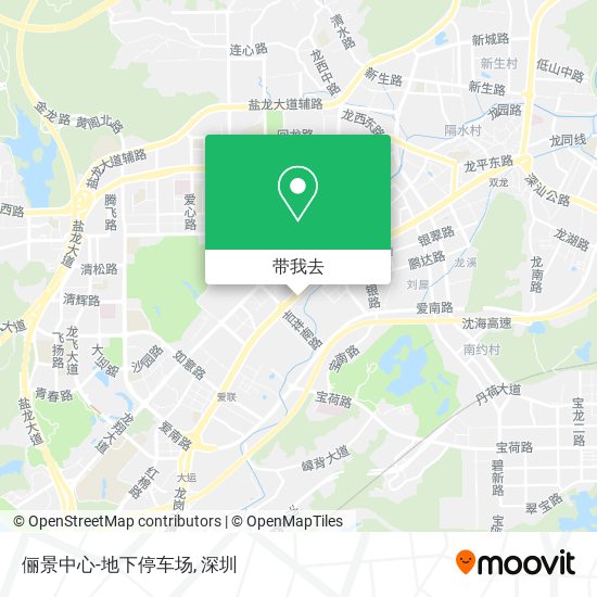 俪景中心-地下停车场地图
