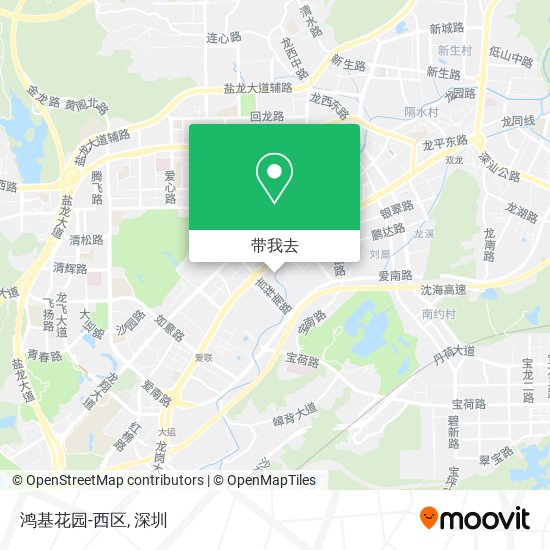 鸿基花园-西区地图