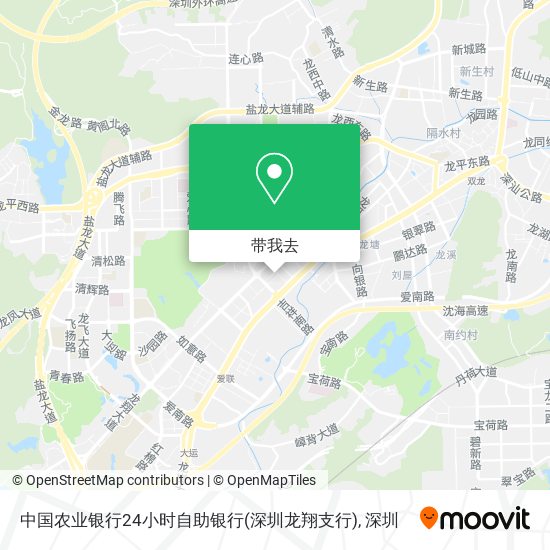 中国农业银行24小时自助银行(深圳龙翔支行)地图