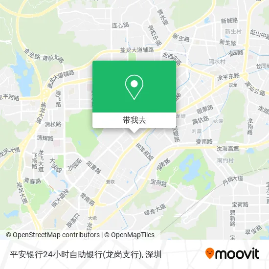 平安银行24小时自助银行(龙岗支行)地图