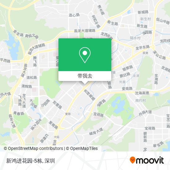 新鸿进花园-5栋地图