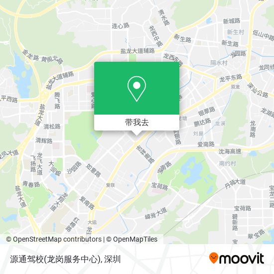 源通驾校(龙岗服务中心)地图