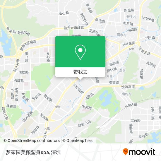 梦家园美颜塑身spa地图