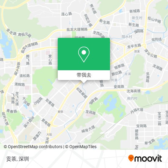 贡茶地图