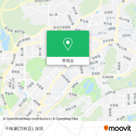 千味涮(万科店)地图