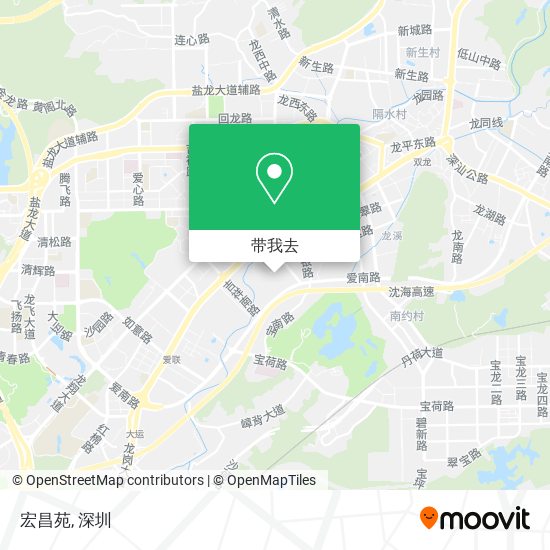 宏昌苑地图