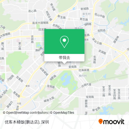 优客木桶饭(鹏达店)地图