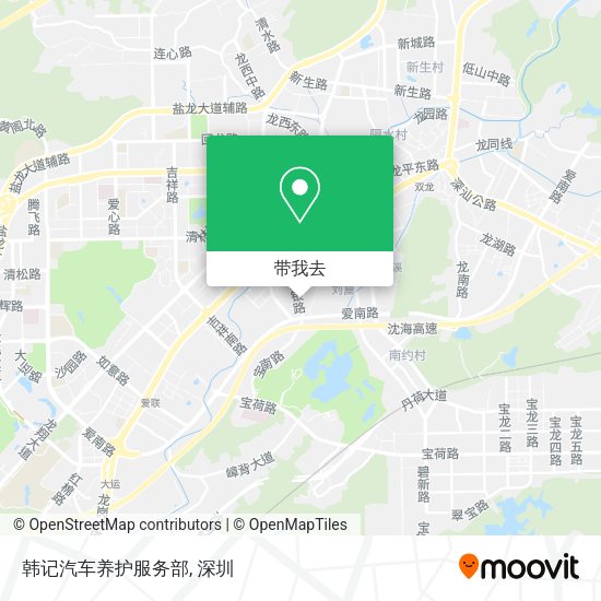 韩记汽车养护服务部地图