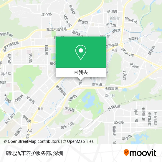 韩记汽车养护服务部地图