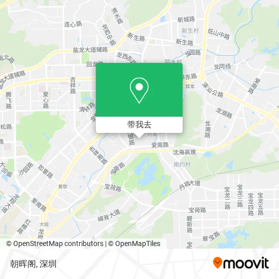 朝晖阁地图