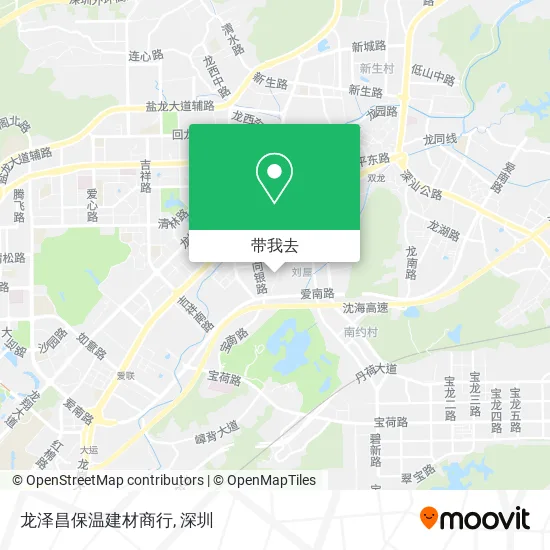 龙泽昌保温建材商行地图
