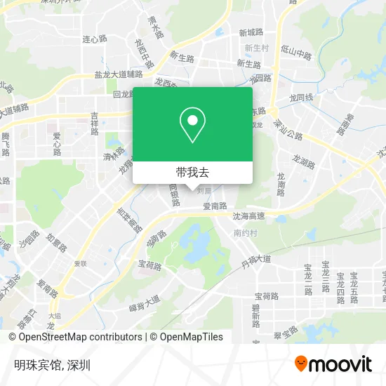 明珠宾馆地图
