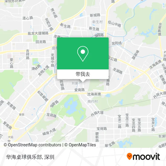 华海桌球俱乐部地图