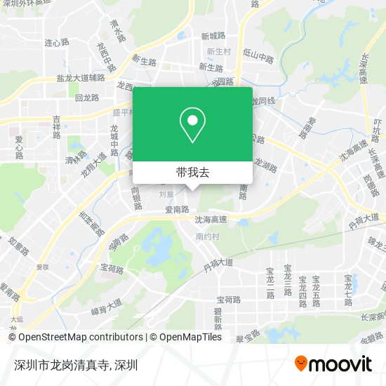 深圳市龙岗清真寺地图