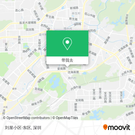 刘屋小区-东区地图