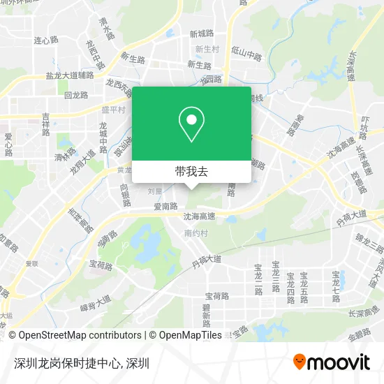 深圳龙岗保时捷中心地图