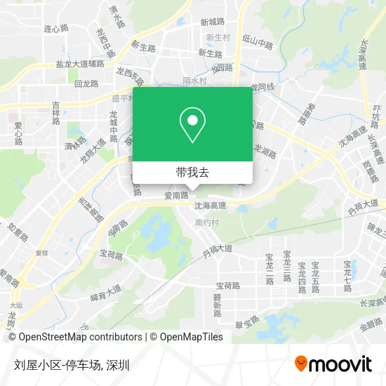 刘屋小区-停车场地图