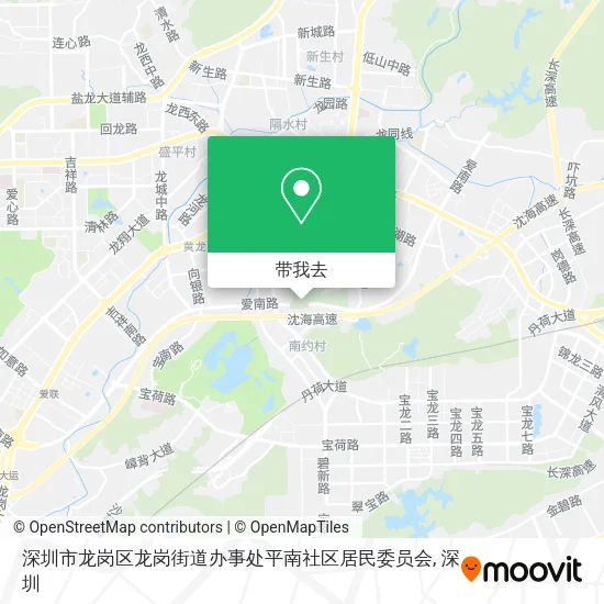 深圳市龙岗区龙岗街道办事处平南社区居民委员会地图