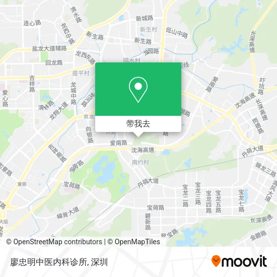 廖忠明中医内科诊所地图