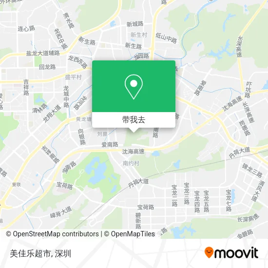 美佳乐超市地图