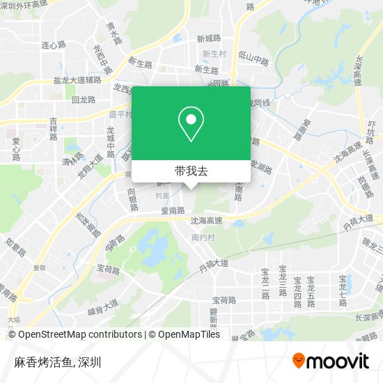 麻香烤活鱼地图