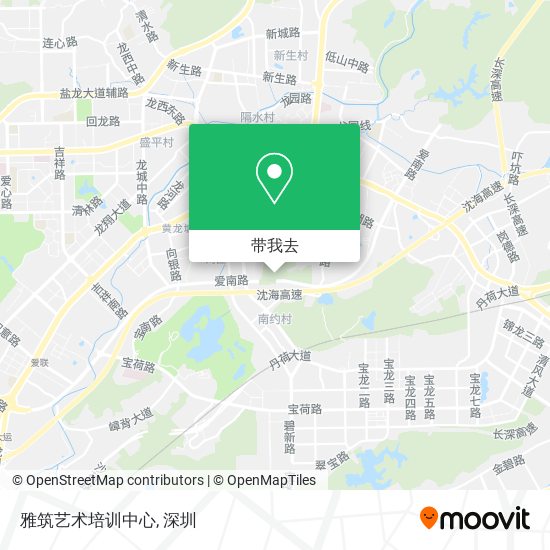 雅筑艺术培训中心地图