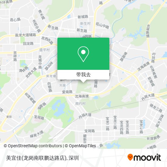 美宜佳(龙岗南联鹏达路店)地图
