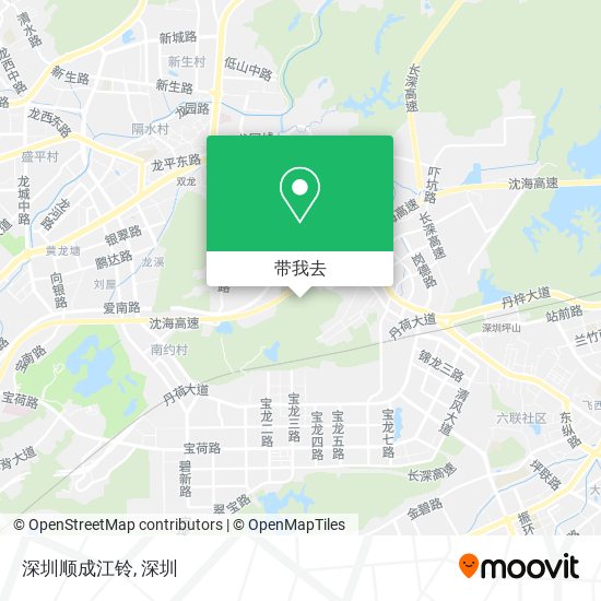 深圳顺成江铃地图