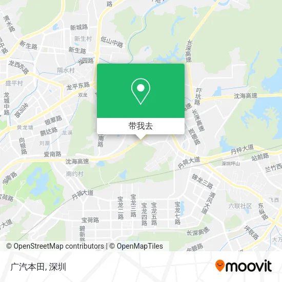 广汽本田地图