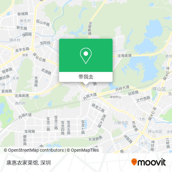 康惠农家菜馆地图