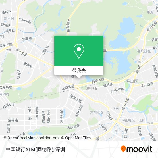 中国银行ATM(同德路)地图