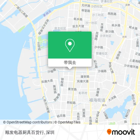顺发电器厨具百货行地图