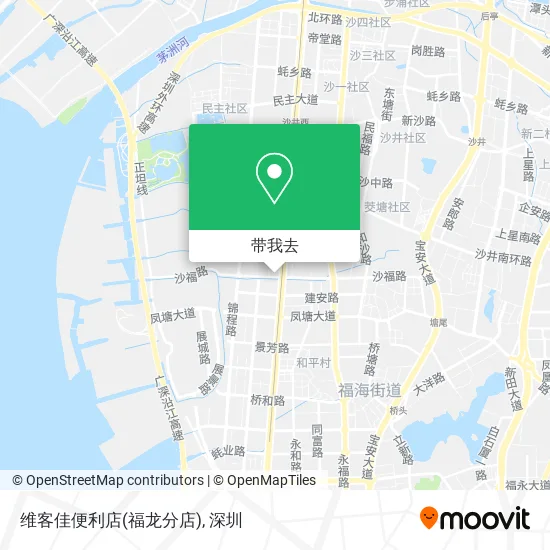 维客佳便利店(福龙分店)地图