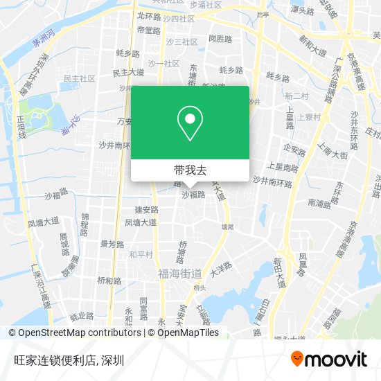 旺家连锁便利店地图