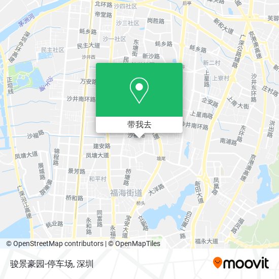 骏景豪园-停车场地图