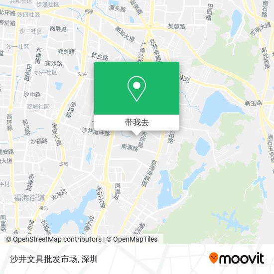 沙井文具批发市场地图