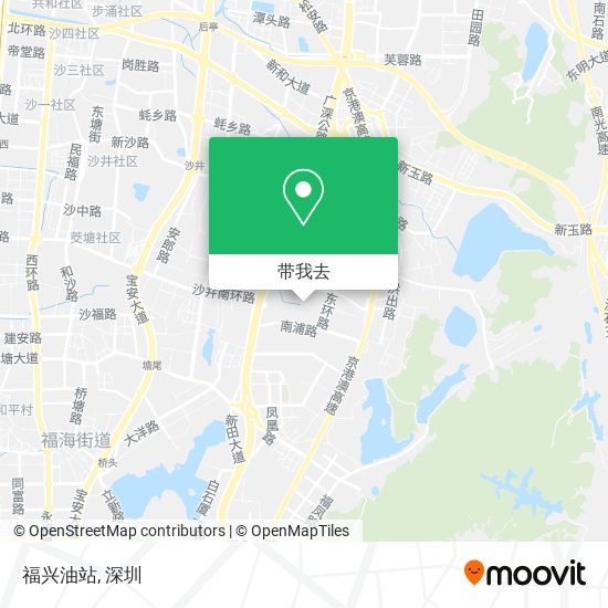 福兴油站地图